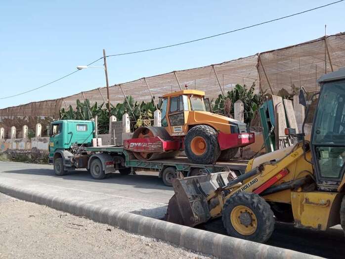 La empresa Petrecan ha retirado toda la maquinaria de la obra / TA